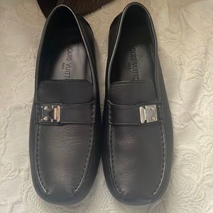 Mens Louis Vuitton blk drivers Sz 7